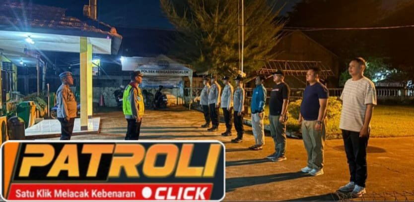 Polsek Rengasdengklok Laksanakan Apel KRYD, Guna Mencegah Tindak Kriminalitas