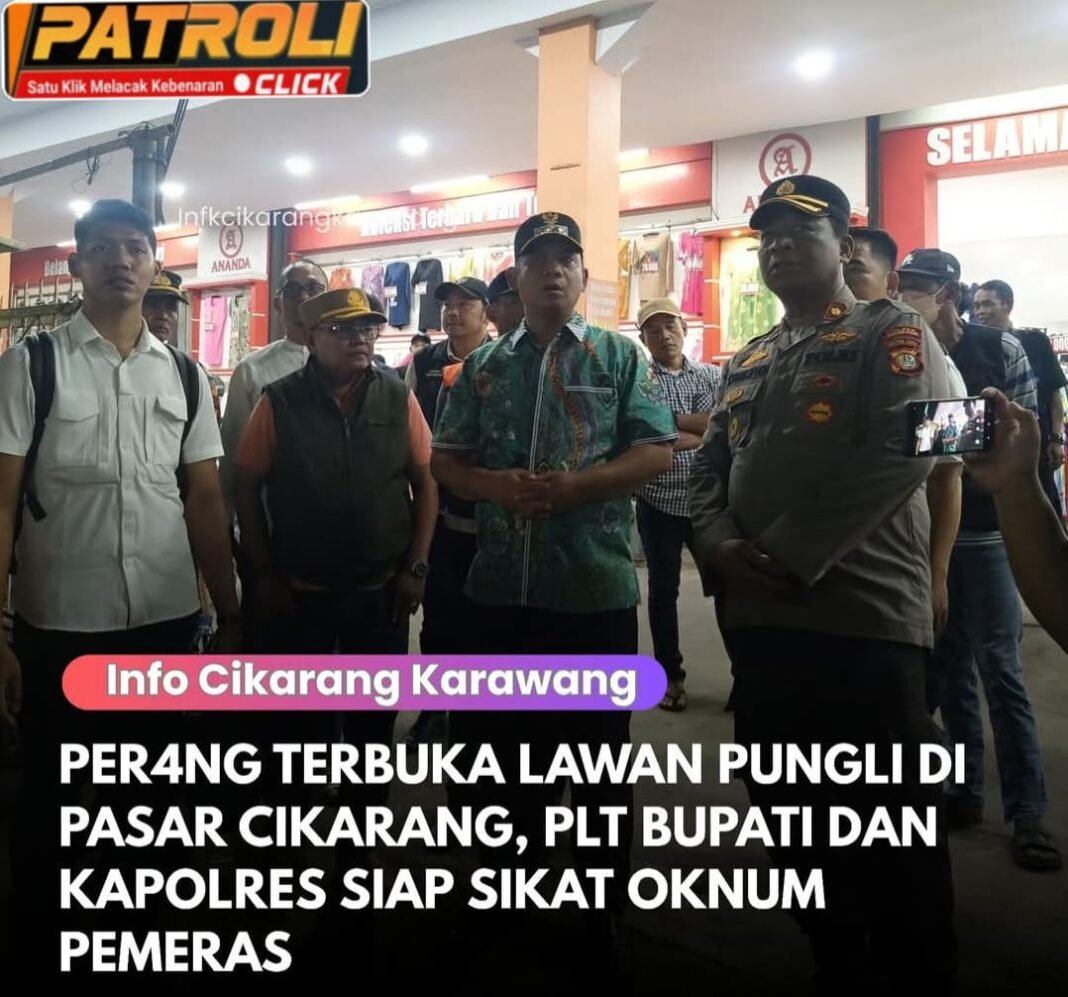Pemkab Bekasi Tegaskan Perang Terbuka terhadap Pungli di Pasar Baru Cikarang