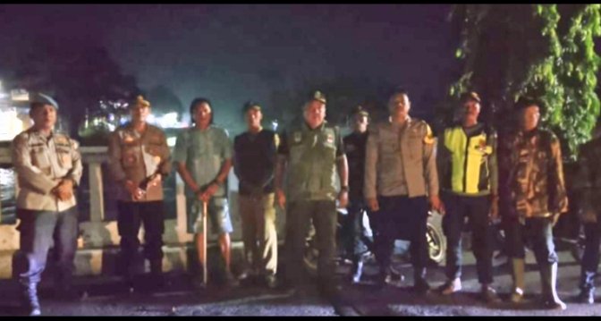 Giat Patroli Prekat Malam Hari, Polsek Rengasdengklok Menyasar Jalan raya Kutagandok