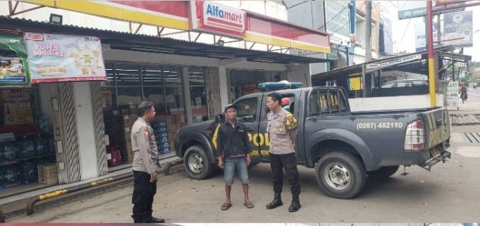 Polsek Rengasdengklok Gelar Patroli Prekat Siang Hari, Guna AntisipasiTindak Kriminalitas